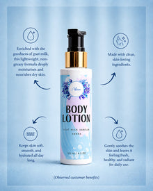 Goat milk lotion benefits