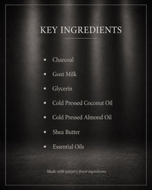 Charcoal Goat Milk Ingredients