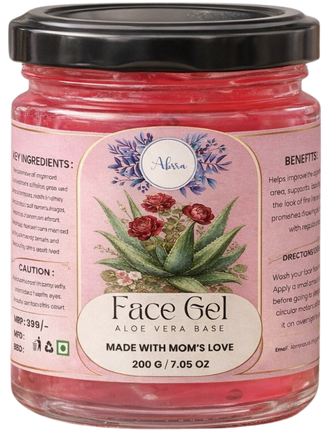 Abrra Aloe Vera Face Gel transparent product view