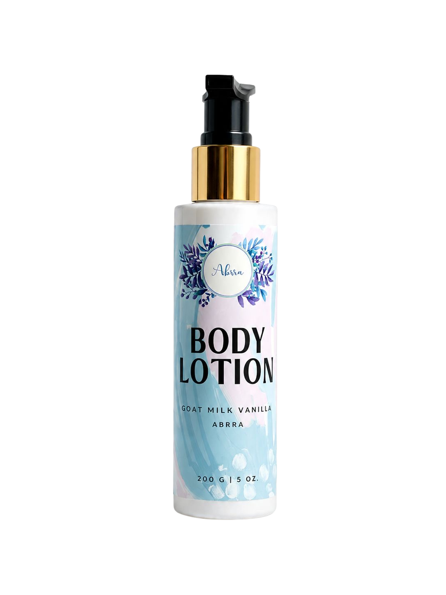 Abrra Goat Milk Lotion transparent product view