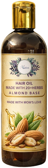 Abrra Almond Base Hair Oil transparent product view